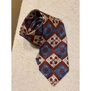 Graham & Lockwood London England 100% Silk‎ Tie 58"